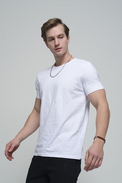 Oksit Tricou de bază Ftx Slim Fit Lycra Crew Deck pentru bărbați