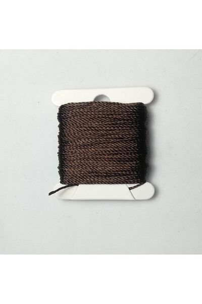 Eskişehir hobi sanat Καφέ Πικρό Χρώμα 0,6 mm 10 μέτρα Σχοινί Προσευχής