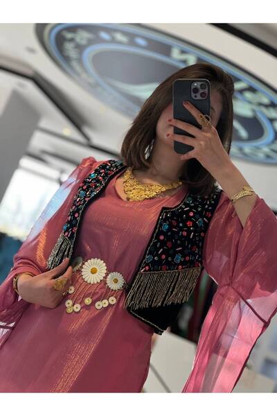 SOLİN YÖRESEL Kadın Yöresel Elbise Düğünlük Kaftan Abiye