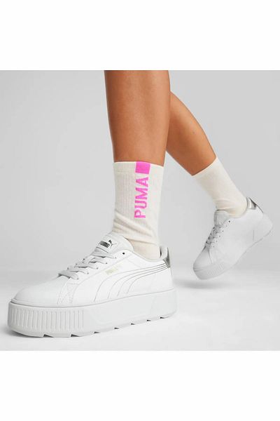 Puma 39509901   Karmen Metallic Shine - Alb Argintiu Aur