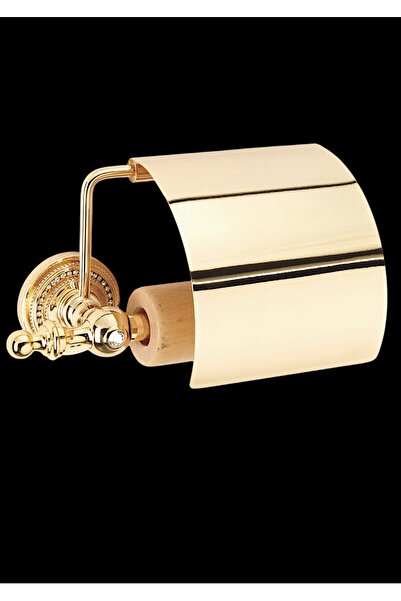 Kuğu Banyo Tuvalet Kağıtlığı Altın