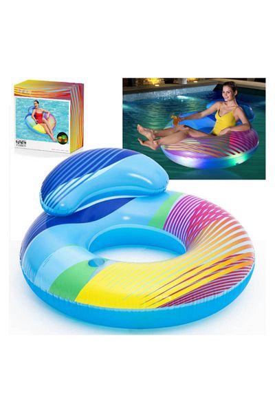 BESTWAY Swim Bright Led Swim Ring 1.18M X 1.17M 26-43252