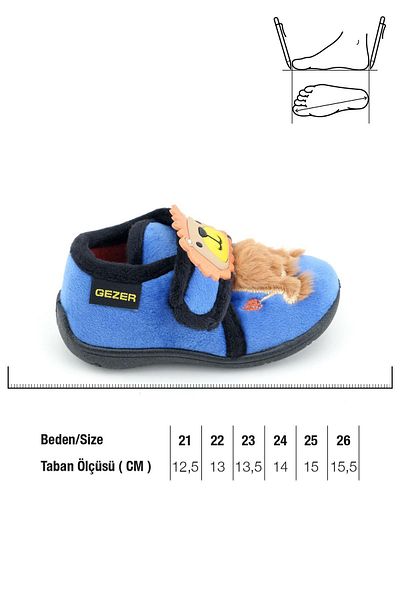 GEZER Μαλακό και φιγούρα Lion Winter Slippers