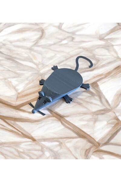 Cypnova سدادة باب على شكل فأر – لون أسود، تصميم ممتع وعملي