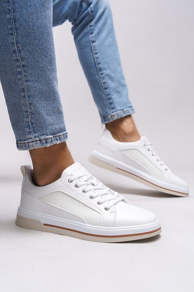 Riccon Clervoril Weiß Herren Sneaker - 0012479