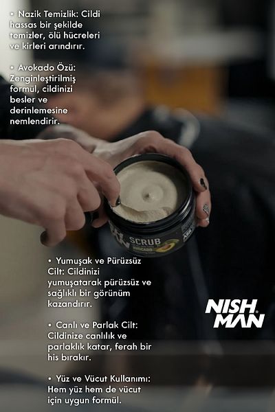 NISHMAN Purifying and Brightening Avocado Extract Peeling