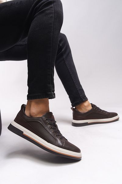 Riccon Κλεροβόλι 0012479   Μοντέλο Ανδρικό Sneaker - Καφέ