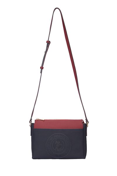 U.S. Polo Assn. Geantă Messenger de damă Bleumarin-Roșu Claret - Us24736
