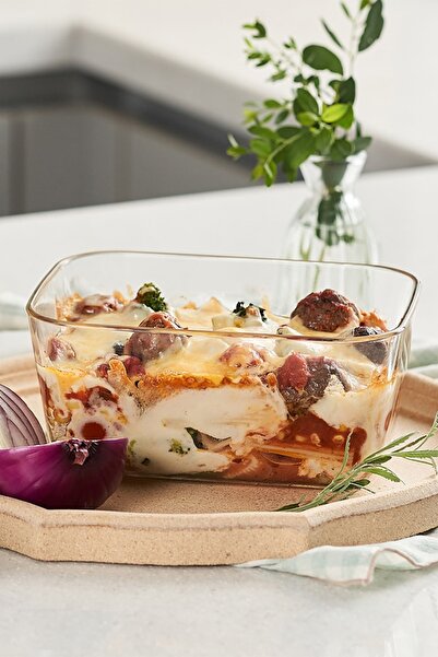 Prima Nova Fika Clik Rectangular Storage Container 1380ml Beige