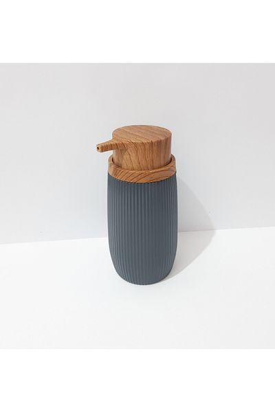 renkli çiçekler 300 ml Πολύχρωμος Ξύλινος Διανομέας Υγρού Σαπουνιού
