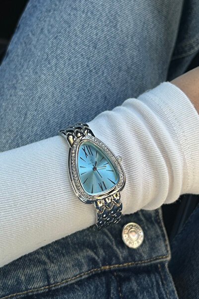 keisy ساعة يد نسائية بإطار حجري من ميلينا