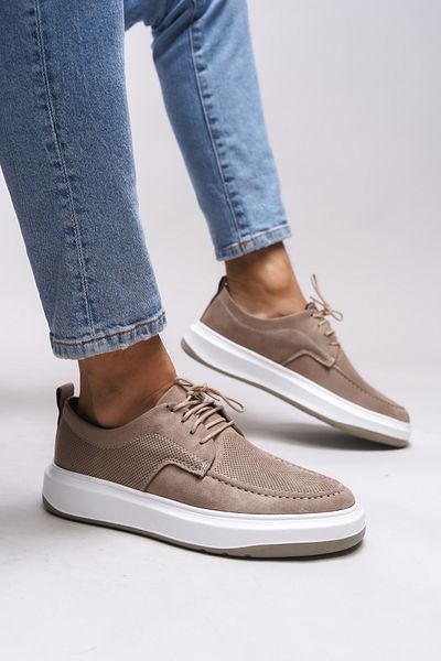 Riccon Raimfyr 0012485   Herren-Sneaker – Nerz-Wildleder