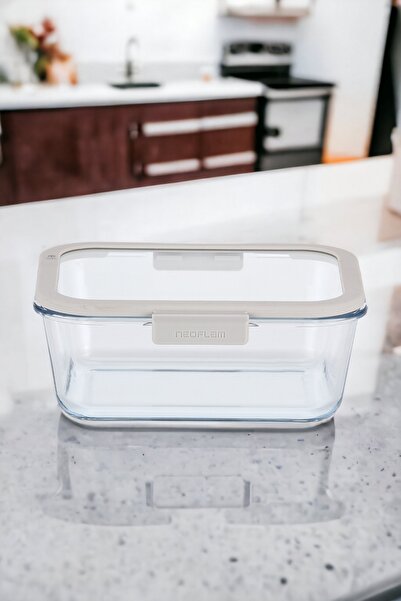 Prima Nova حاوية تخزين زجاجية من زجاج فيكا بيج سعة 1200 مل