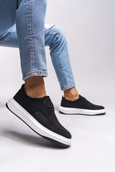 Riccon Pánské tenisky Raimfyr - 0012485 Černobílý semiš