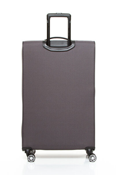 Fossil 032 Büyük Boy Ultra Light Hafif Lüx Kumaş Tekerlekli Valiz GRİ