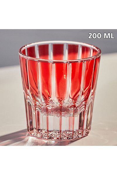 MIBRU Coffee glass cup red