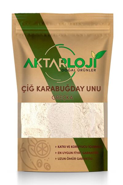 aktarloji 500 gr Glutensiz Çiğ Karabuğday Unu Greçka