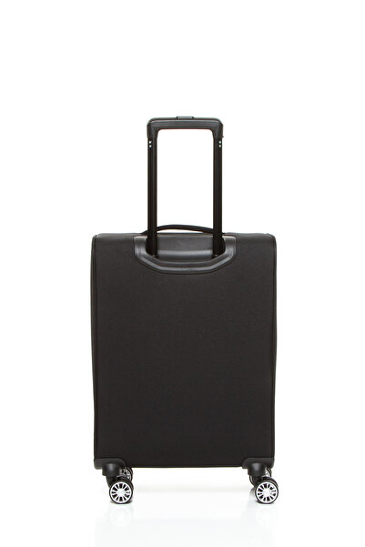 Fossil 032 Küçük Boy (Kabin) Ultra Light Hafif Lüx Kumaş Tekerlekli Valiz SİYAH