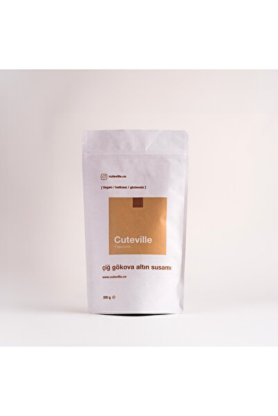 Cuteville Flavours Susam - Çiğ Gökova Altın Susam – Atalık Tohum, Katkısız, Y...