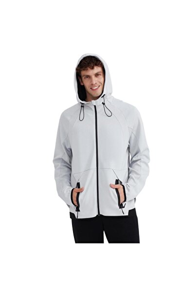 SKECHERS S232184 M 2xı-lock Full Zip Hoodie Sweatshirt Gri