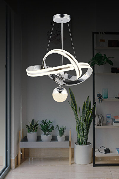 bordolux Ld 084 Toplu Model Krom 3 Renkli Salon Ve Oturma Odası Için Ideal Al...