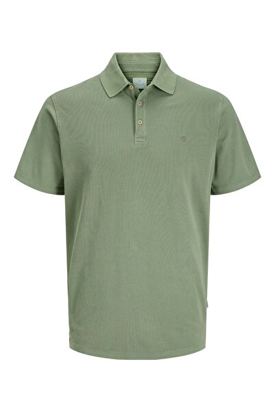 Jack & Jones JPRBLUWILLIAM WASH SS POLO SN Dark Green