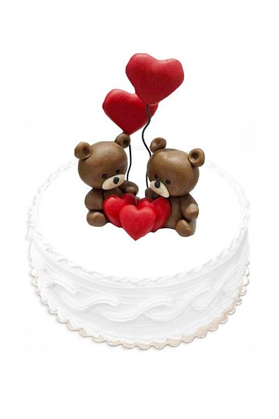 Pasta9 Set of 2 Candy Dough Bears for Valentine's Day and Special Occasions - Future