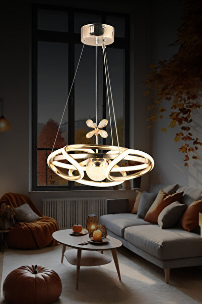 bordolux Küçük Toplu Model Gold 3 Renkli Salon Ve Oturma Odası Için Ideal Alü...