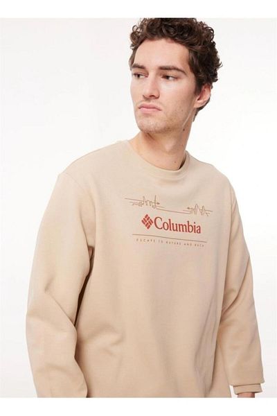 Columbia Спортен суитшърт - Eкрю - Нормална кройка