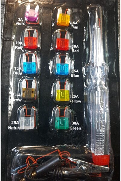 senbio OTO ELEKTİRİK KONTROL KALEMİ SİGORTA SETİ