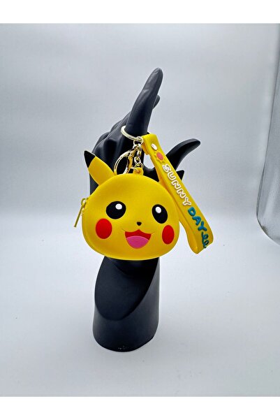 NATUREL Pikachu Figürlü Silikon Cüzdan Anahtarlık Sunny-day