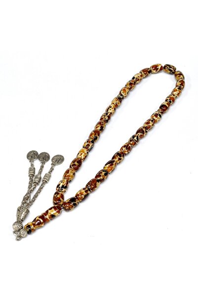 tesbihcidayı Capsulă tăiată mozaic chihlimbar 8*12 mm (khr-11028)