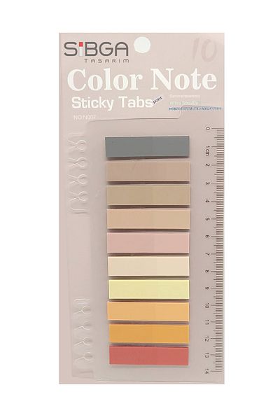 sibga tasarım Transparent Colored Postit Post-it Post ItBookmark Bookmark Postit Sticker Note Paper 200 Sheets
