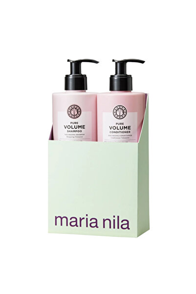 Maria Nila Pure Volume İnce Telli Zayıf Saçlar İçin Şampuan Krem Seti