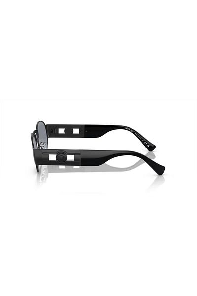 Versace Man Oval Sunglasses- Ve 2264 - Lense Size:56mm - Matte Black
