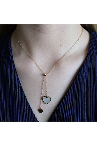 leargia قلادة قلوب متدلية
