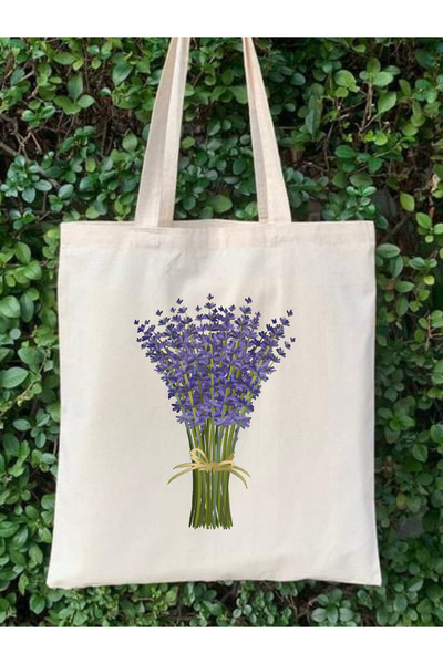 Cemira Y2k Lavender - حقيبة حمل قماشية ريترو، أشرطة Pinterest