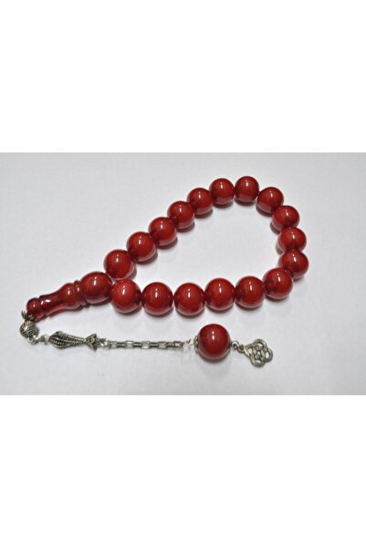 Otantik Çarşı Crimped Amber Rosary 15*14 mm (Khr-13039)