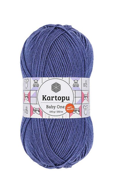 Kartopu Baby One K604 Denim Blue 5 τεμαχίων πλεκτό νήμα