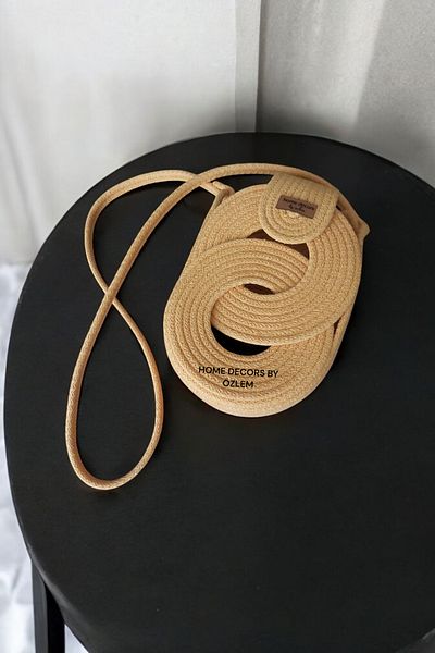 home decors by özlem Daily Straw Bag - Handmade Shoulder Bag, Phone Bag, Handmade