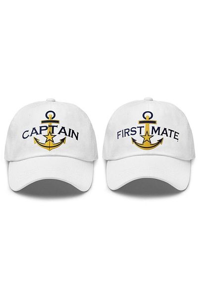 LEIVOR Συνδυασμός Lover Couple - Captain & First Mate Snapback Σετ καπέλων 2 τεμαχίων