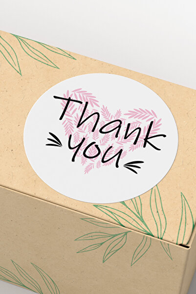 deer art Autocolant Mulțumesc Etichetă Mulțumesc Ambalaj de marfă Etichetă de...