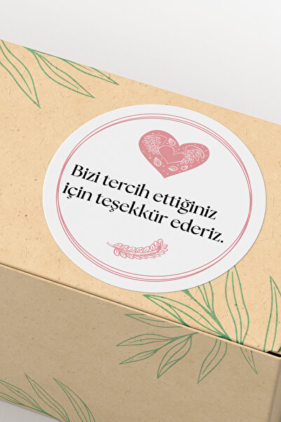 deer art ملصق شكر خاص لتغليف الشحن وتغليف الهدايا - 3 × 3 سم 120 قطعة