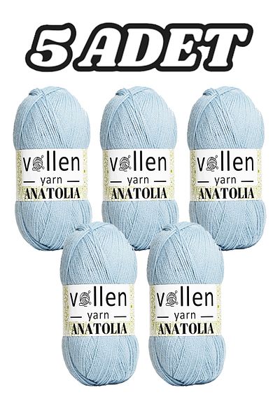 vollen yarn Anatolia Hand Knitting Yarn - Yarn pentru cardigan, pulover și pătură pentru papuci