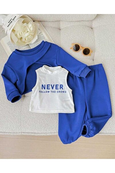 zeynoshkids Newer Female Child Tracksuit Combo Set