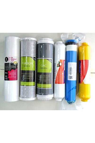 SULOOK Aqualine Su Arıtma Filtre Seti 6 Lı Çift Karbon,vontron Membran,mineralli