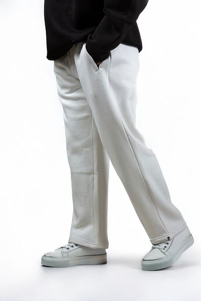 swOzz Baggy Sweatpants Unisex Zip Pocket 3 Yarn Raster Fabric