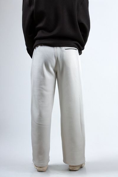 swOzz Baggy Sweatpants Unisex Zip Pocket 3 Yarn Raster Fabric