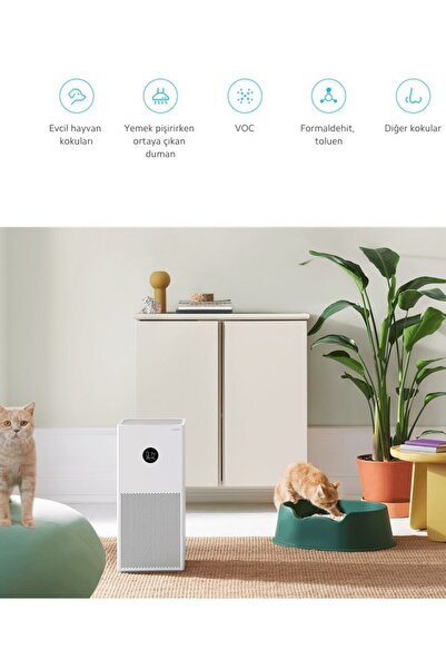 Xiaomi Anti Alerji Negatif İyon Özellikli60 m² Etkili Akıllı kontrollu Hava T...