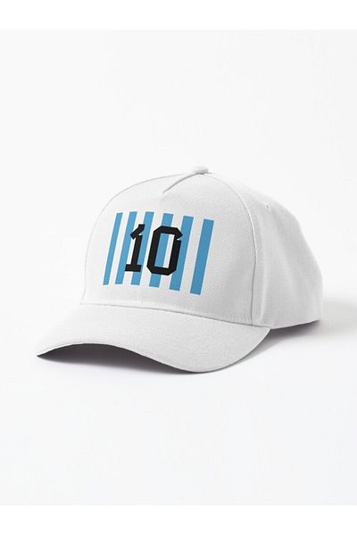 LEIVOR Messi 10 Printed White Snap Hat
